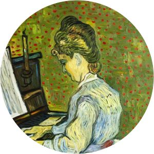 Marguerite Gachet at the Piano - Painting by Vincent van Gogh