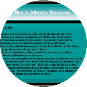 Maria Alberta Menéres - Portuguese author