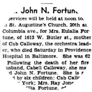 Martha Eulalia Reed - Cab Calloway's mother