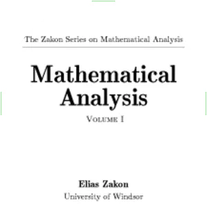 Mathematical analysis - Field of study