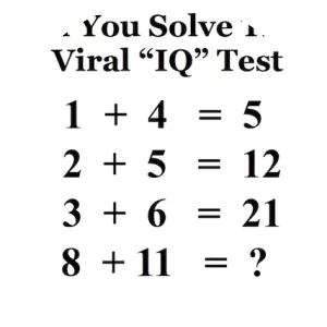 Mathematical puzzle photograph