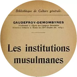 Maurice Gaudefroy-Demombynes