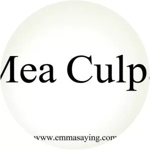 Mea culpa - 