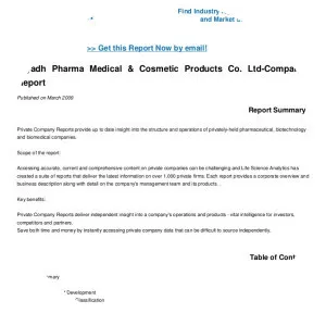Medical and Cosmetic Products Co. Ltd. - Pharmaceutical company