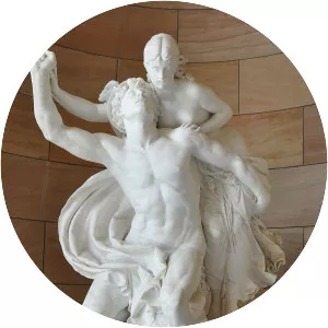 Mercury and Psyche - Sculpture by Reinhold Begas