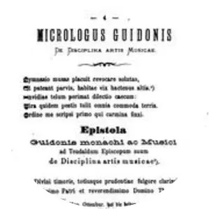 Micrologus - Book by Guido of Arezzo