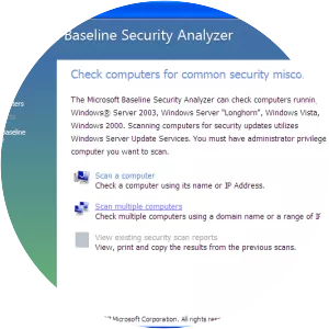 Microsoft Baseline Security Analyzer - Software