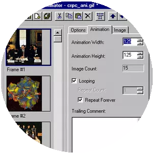 Microsoft GIF Animator - Computer software program
