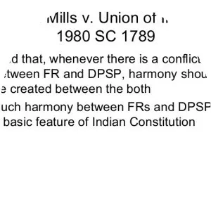 Minerva Mills v. Union of India - Court case