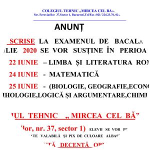 Mircea cel Batran Technical College Bucharest