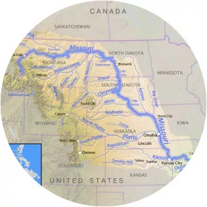 Missouri River - River in the United States of America