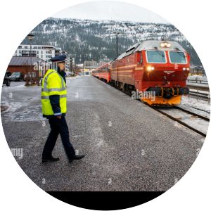 Mo i Rana Station - Train station in Mo i Rana, Norway