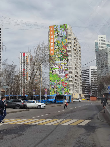 Molodezhnaya St. M., Avtobusnaya Stantsiya - Public transport in Moscow, Russia