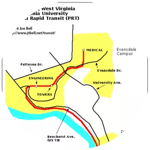 Morgantown Personal Rapid Transit
