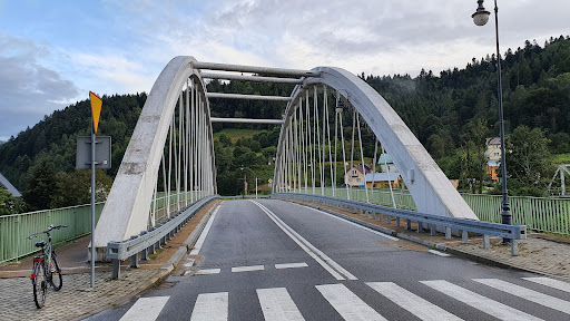 Most nad Popradem - Bridge in Muszyna, Poland