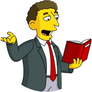 Mr. Bergstrom - The Simpsons character