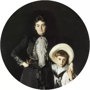 Mrs. Edward L. Davis and Her Son Livingston