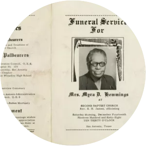 Myra Hemmings - American actress