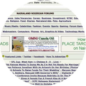 Nairaland - Web sitesi