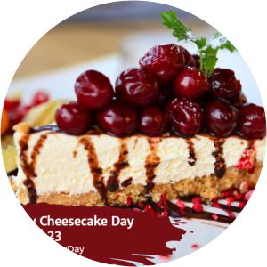National Cherry Cheesecake Day