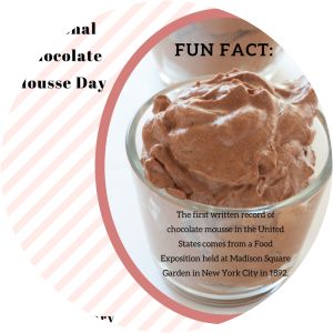 National Chocolate Mousse Day