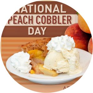 National Peach Cobbler Day