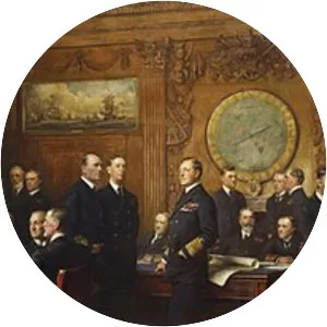Naval Officers of World War I - Painting by Arthur Stockdale Cope