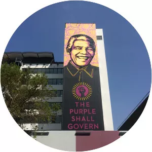Nelson Mandela Mural by Shepard Fairey