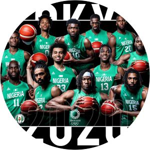 Nigeria men's national basketball team photograph