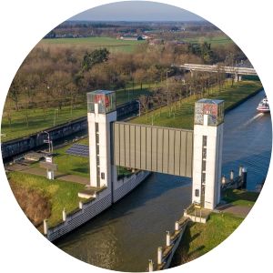 nijmegen, sluiscomplex weurt sluis heumen - 