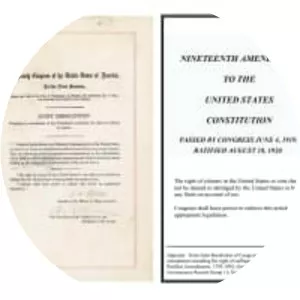 Nineteenth Amendment to the United States Constitution