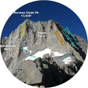 Norman Clyde Peak - Peak in California
