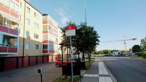 Nybergstorget - Bus stop in Jakobsberg, Sweden