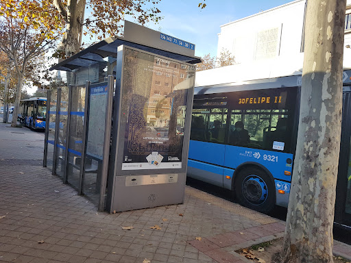 O'donnell - Bus station in Madrid, Spain