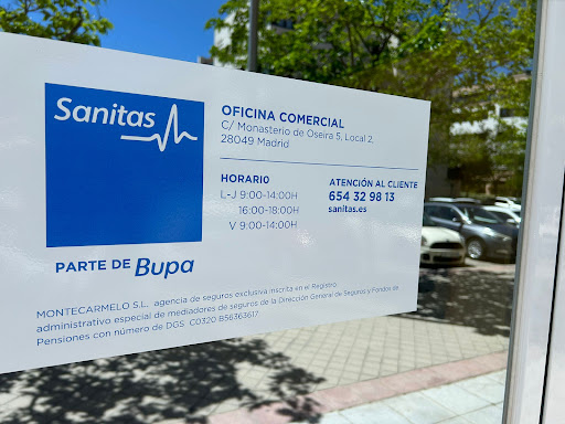 Oficina Sanitas Montecarmelo - Health insurance agency in Madrid, Spain