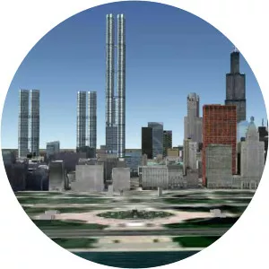 Old Chicago Main Post Office Twin Towers - Plan