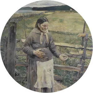 Old Woman With a Cat - Artwork