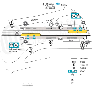 Oldham Mumps tram stop - 
