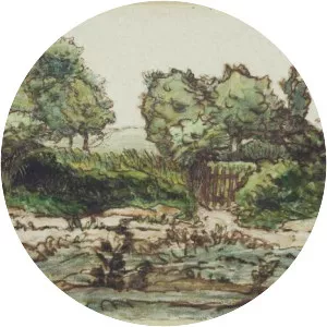 Orchard Fence near Vichy - Artwork