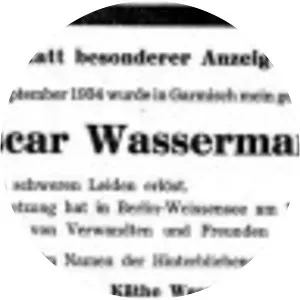 Oscar Wassermann