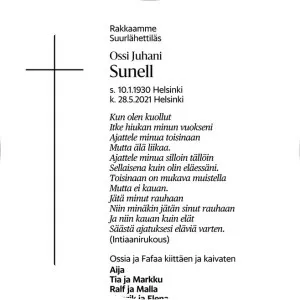 Ossi Sunell