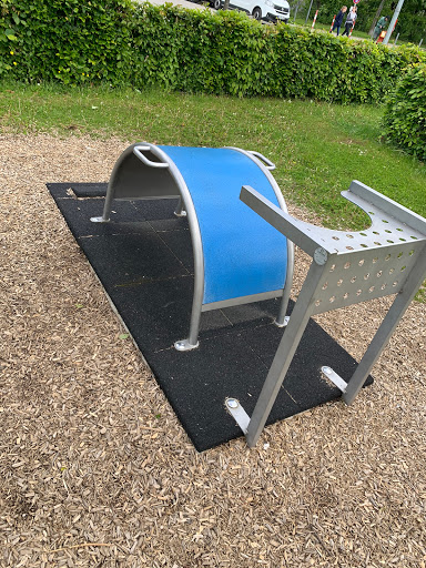 Outdoor Fitness Bereich / Trimm dich Pfad - Park in Munich, Germany