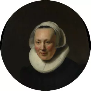 Oval Portrait of a Woman - Painting by Rembrandt