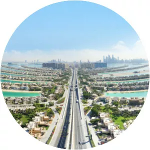 Palm Jumeirah - Island in Dubai, United Arab Emirates