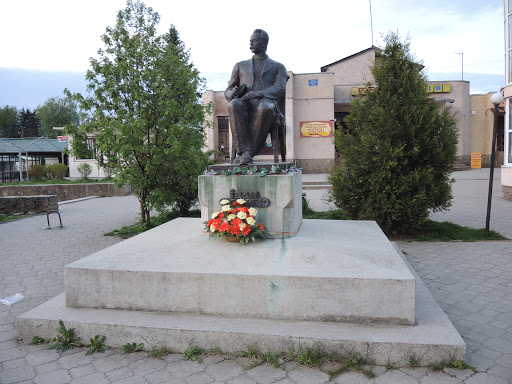 Pam'yatnyk Im. Ivana Franka - Historical landmark in Khodoriv, Ukraine