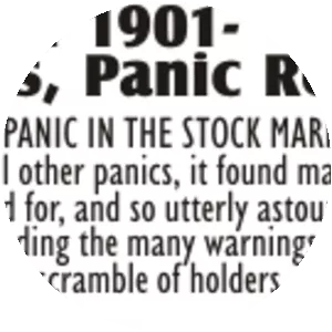 Panic of 1901 - 