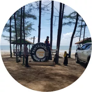 pantai muara kintap pantai cemara 2 muara kintap