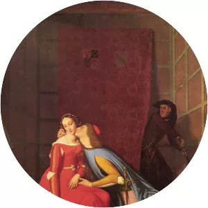 Paolo and Francesca - Painting by Jean Auguste Dominique Ingres