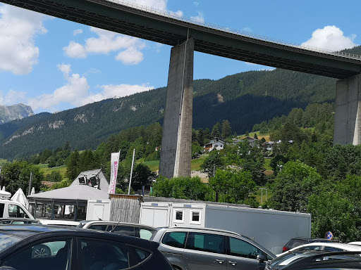 Parkplatz Bergeralm - Parking lot in Steinach am Brenner, Austria