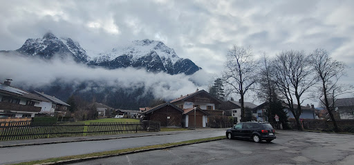 Parkplatz Wetterstein - Parking lot in Mittenwald, Germany